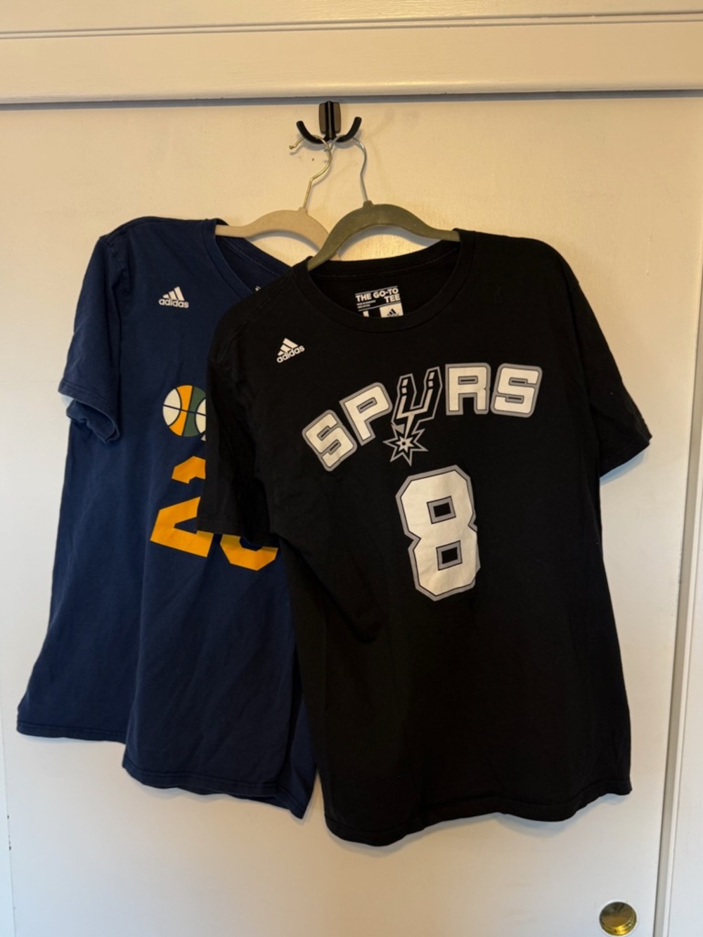 Adidas men’s Spurs Mills and Jazz Hayward shirts - Large - Picture 2 of 15